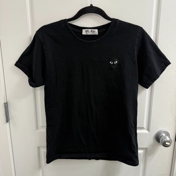 Comme des garcons Size small black short sleeve shirt - Picture 1 of 4